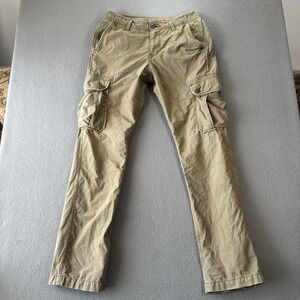 Lucky Brand Standard Issue Uniform Supplier Cargo Pants Women's 29 Army Military